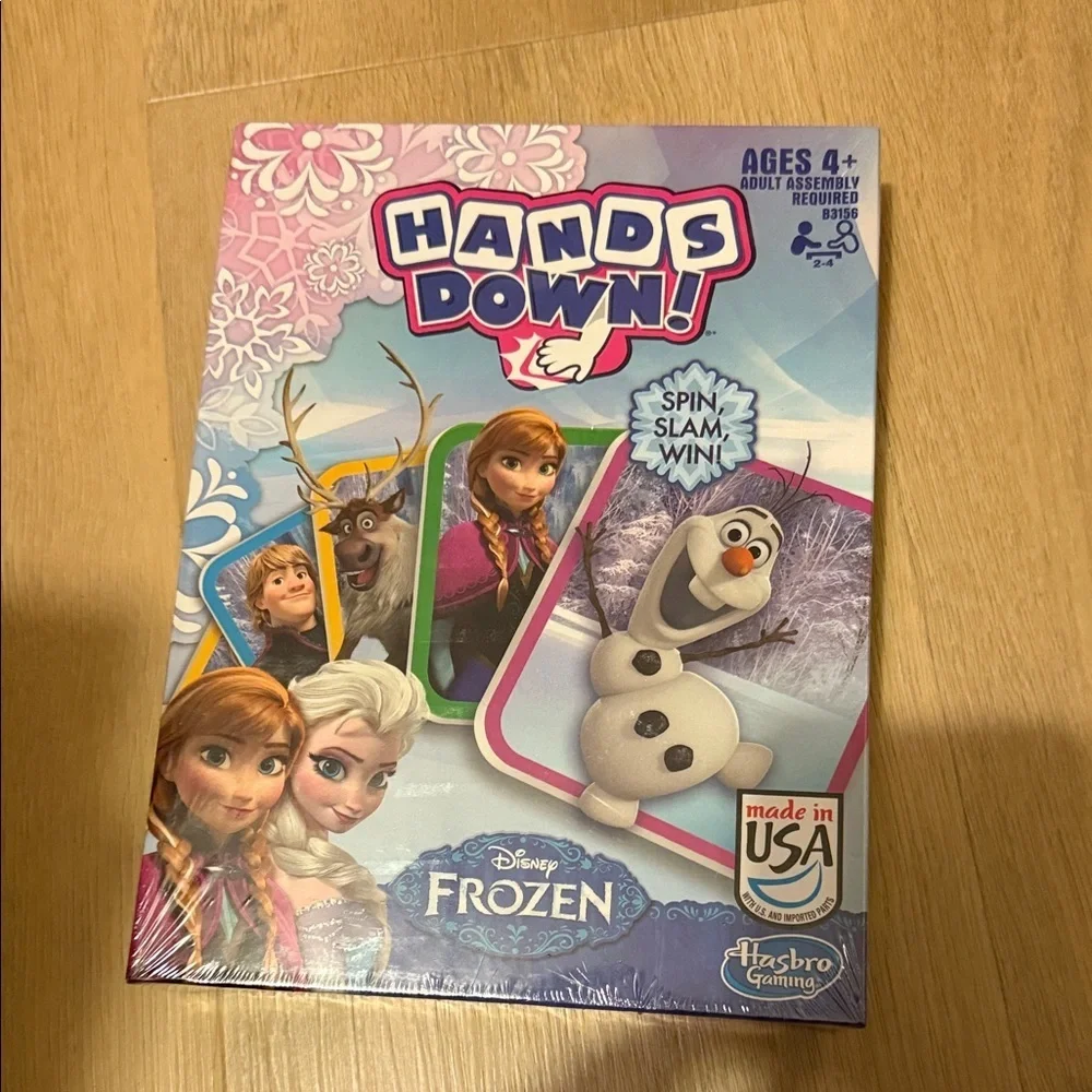 Hasbro Disney Frozen Hands down board game new in sealed package